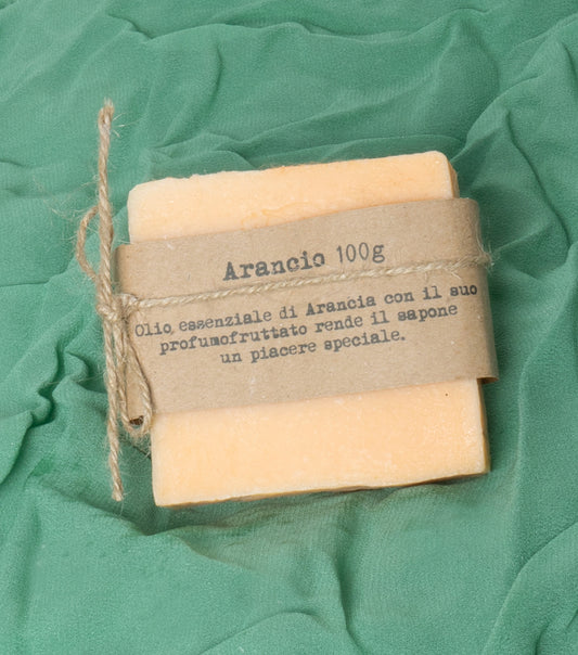 Sapone per Mani/Corpo alla fragranza "Arancio 100g"