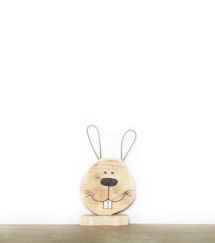 "Charlie il Coniglietto" in legno e metallo