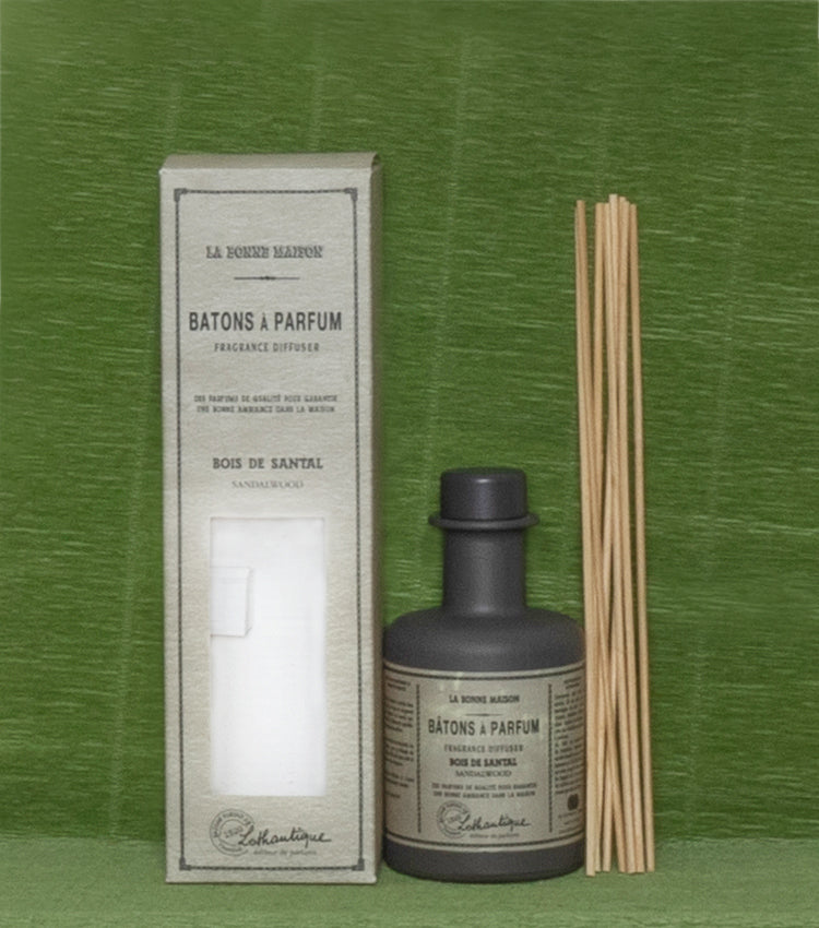 Fragranza d'Ambiente con Bastoncini in legno alla profumazione "Legno di Sandalo" da 200 ml