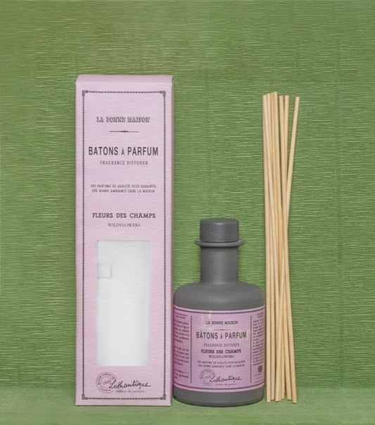 Fragranza d'Ambiente con Bastoncini in legno alla profumazione "Fiori di Campo" da 200 ml