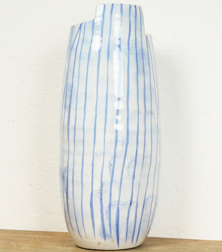 "Vaso con le Strisce" in ceramica