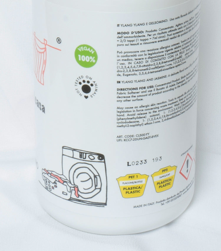 Profumatore per Bucato all'estratto "Ylang Ylang e Gelsomino" da 500 ml