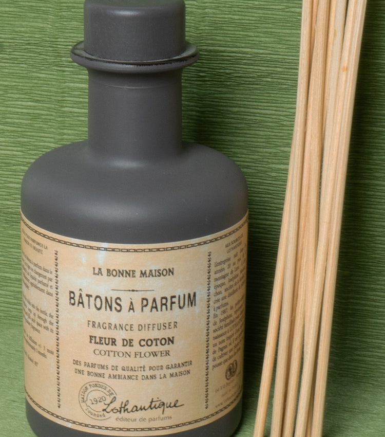 Fragranza d'Ambiente con Bastoncini in legno alla profumazione "Fiori di Cotone" da 200 ml