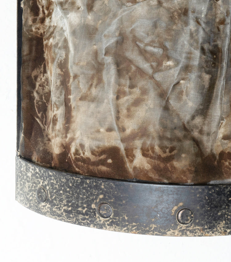 Lampada da Parete "Anticata" in rete metallica e metallo