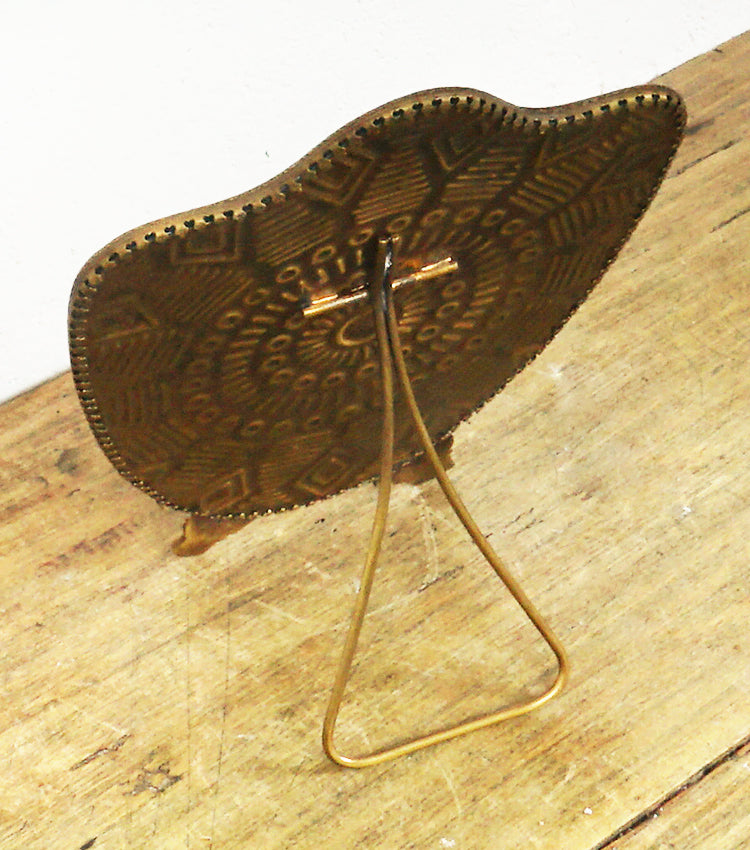 Specchio da Appoggio in vetro e ottone