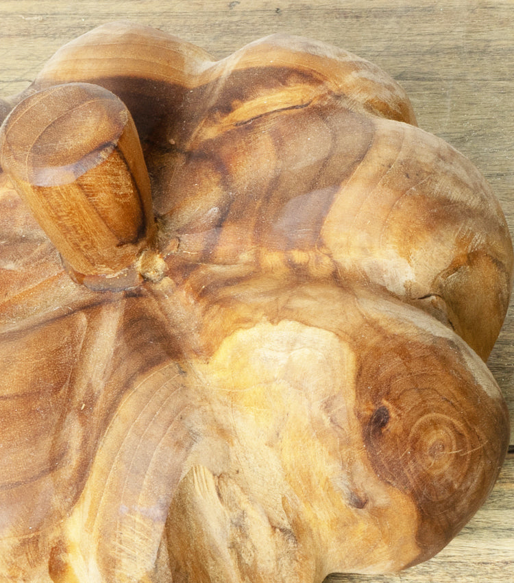 Zucca in legno piccola
