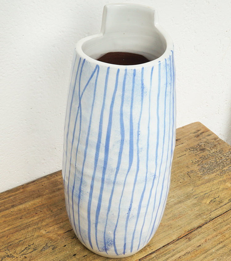 "Vaso con le Strisce" in ceramica