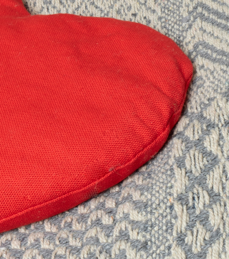 "Il Cuore Scaldotto" in cotone con i Noccioli di Ciliegia