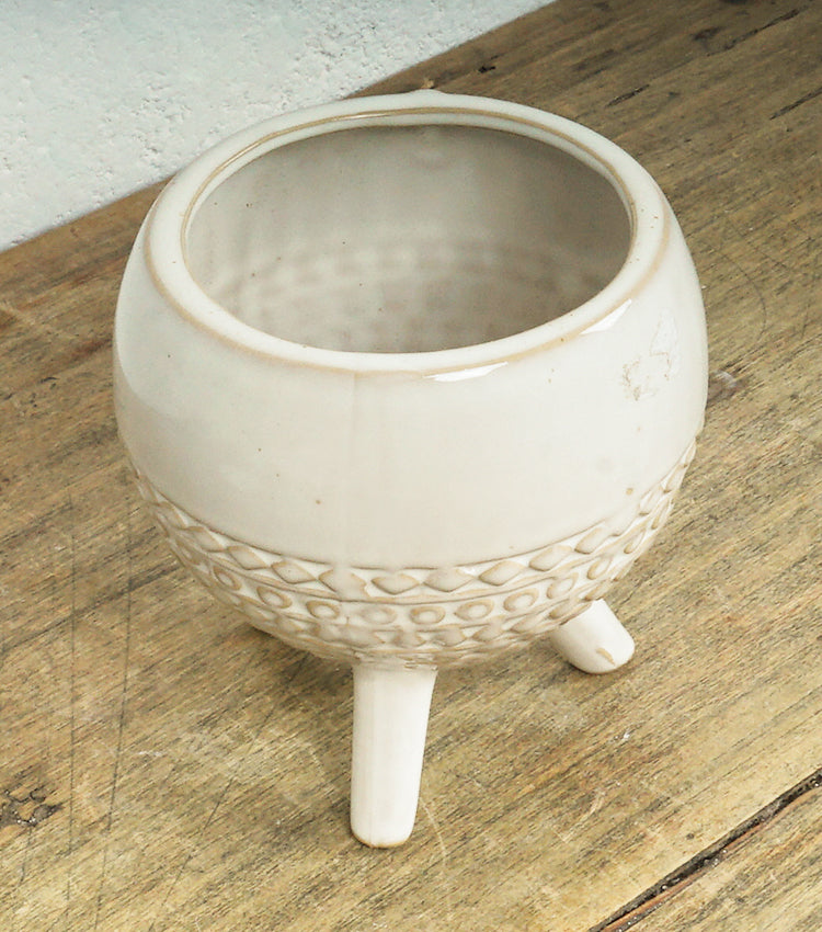 "Vasetto con il Volto e i Piedi" in ceramica