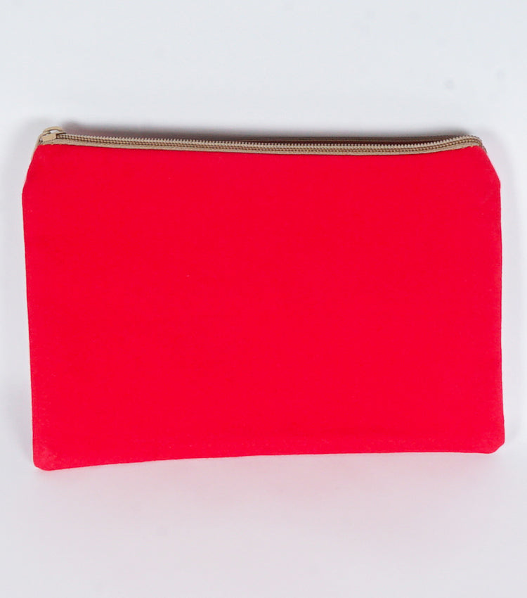 Pochette con Ciliegie color bianco e rosa in cotone