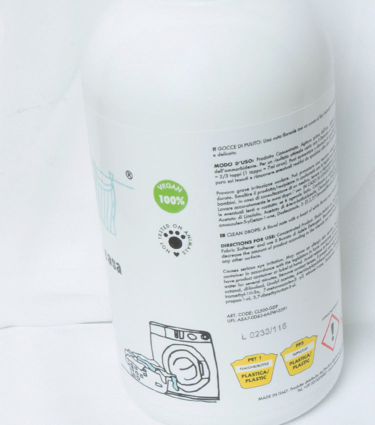 Profumatore per Bucato all'estratto "Gocce di Pulito" da 500 ml