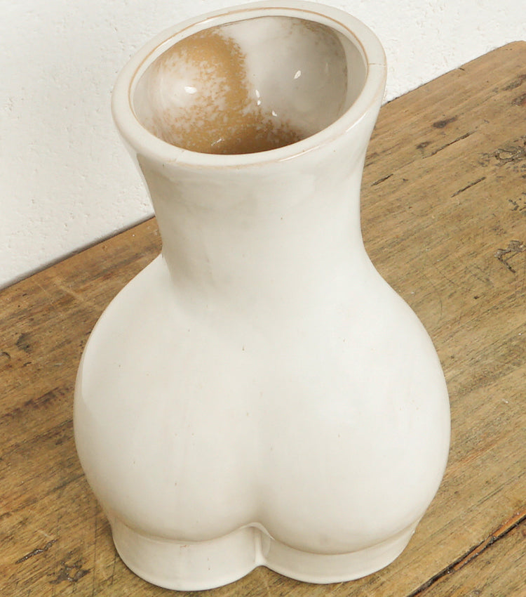 Vaso a forma di un "Nudo di Donna" in grès piccolo