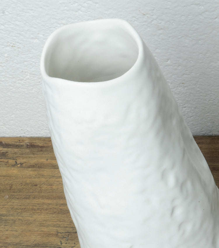 "Vaso ad Effetto Acciaccato" in ceramica alto