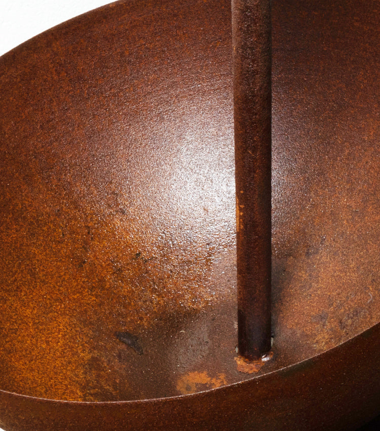 "Torre con 4 Coppe" in corten