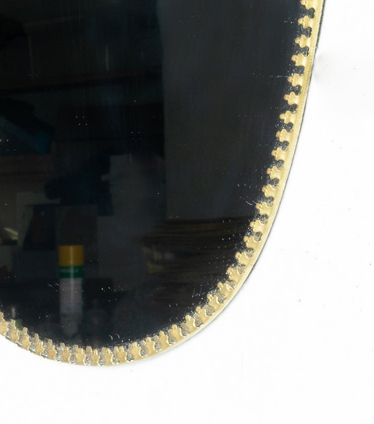 Specchio in vetro e ottone