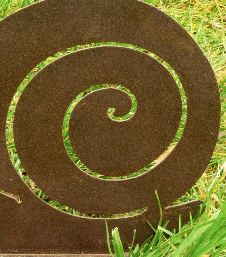 Lumaca in corten grande