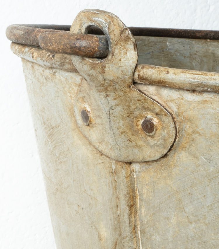 "Secchio Vintage" in metallo grande