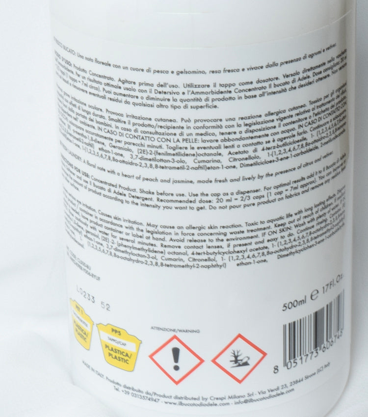 Profumatore per Bucato all'estratto "Fresco Bucato" da 500 ml