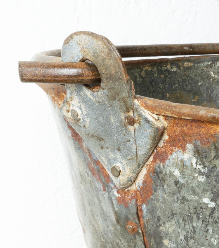 "Secchio Vintage" in metallo medio