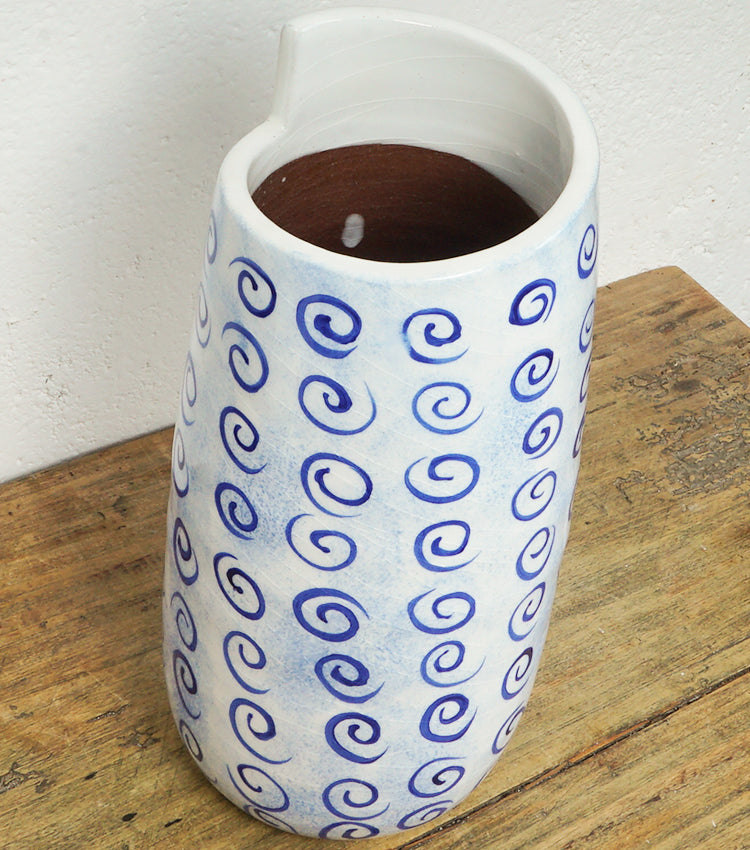 "Vaso con le Spirali" in ceramica