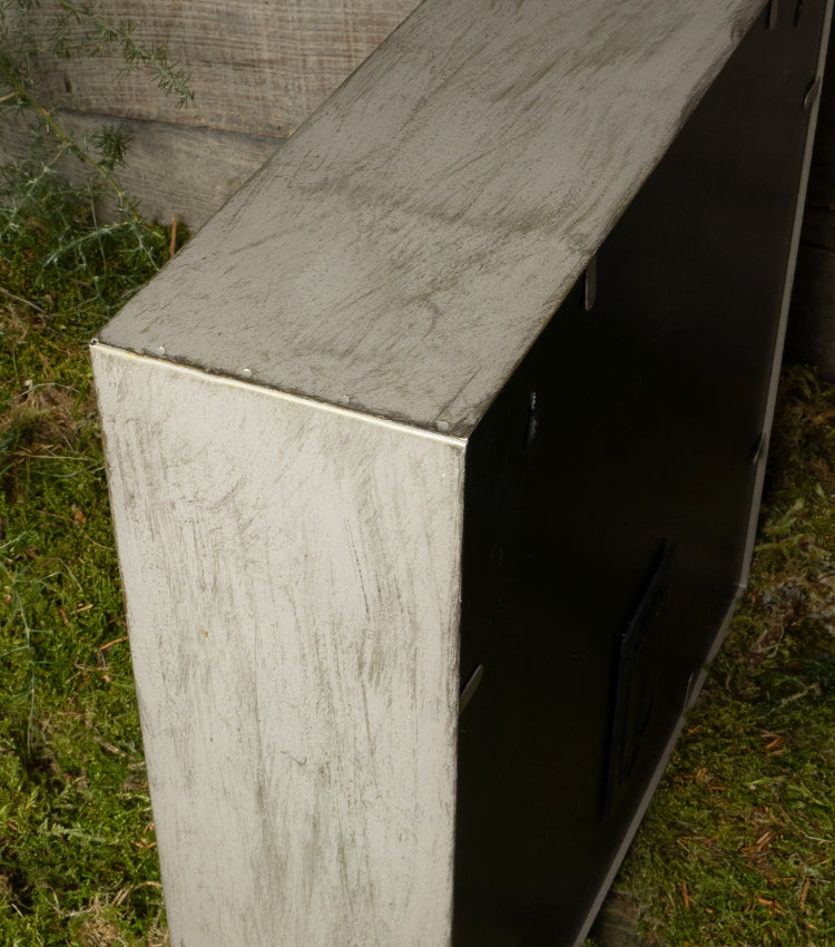 Quadretto con "I Re Magi" in latta con lampadine