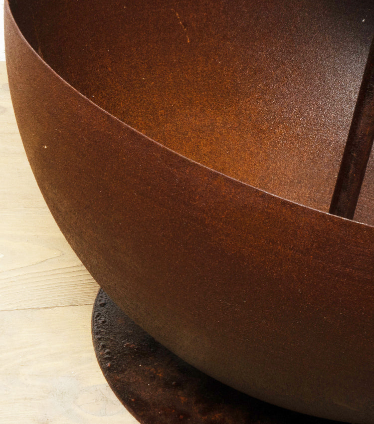"Torre con 4 Coppe" in corten