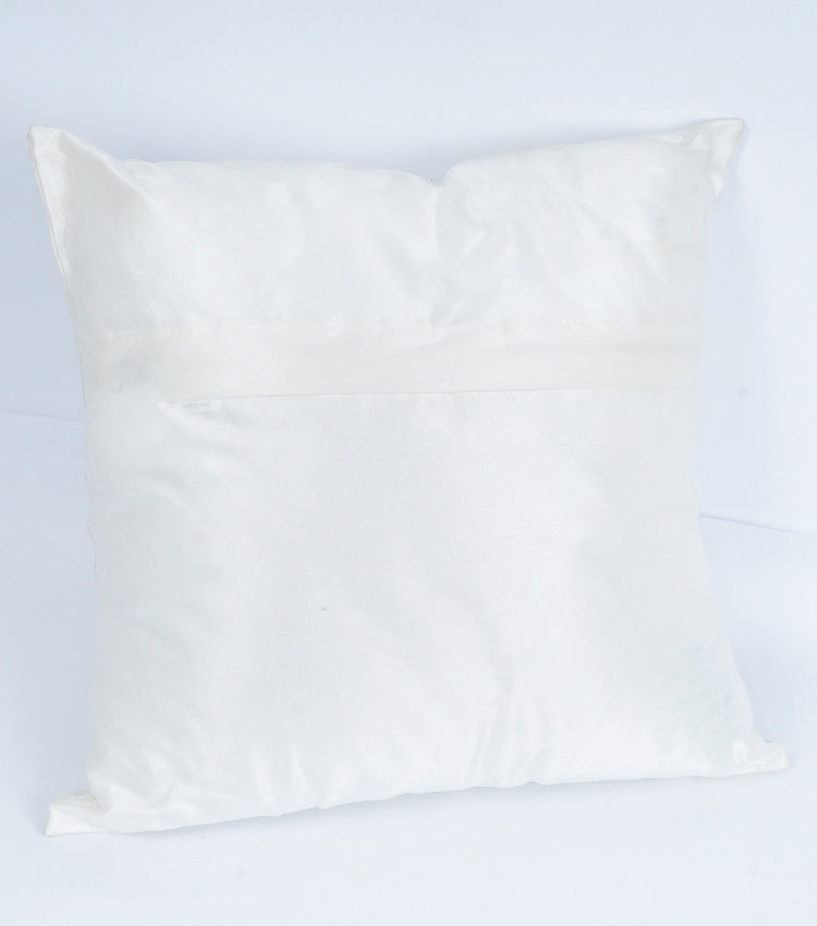 Cuscino in raso con Ape in rame