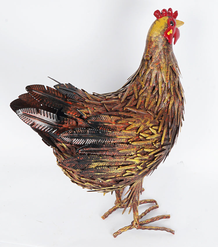 Gallina in metallo