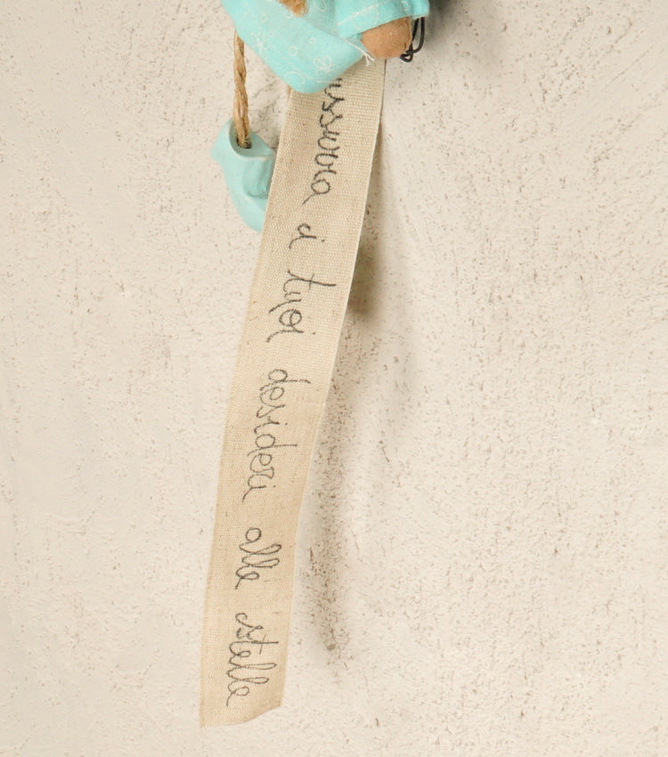 Stellina "sussurra i tuoi desideri alle stelle" con uno "Angelo Custode"