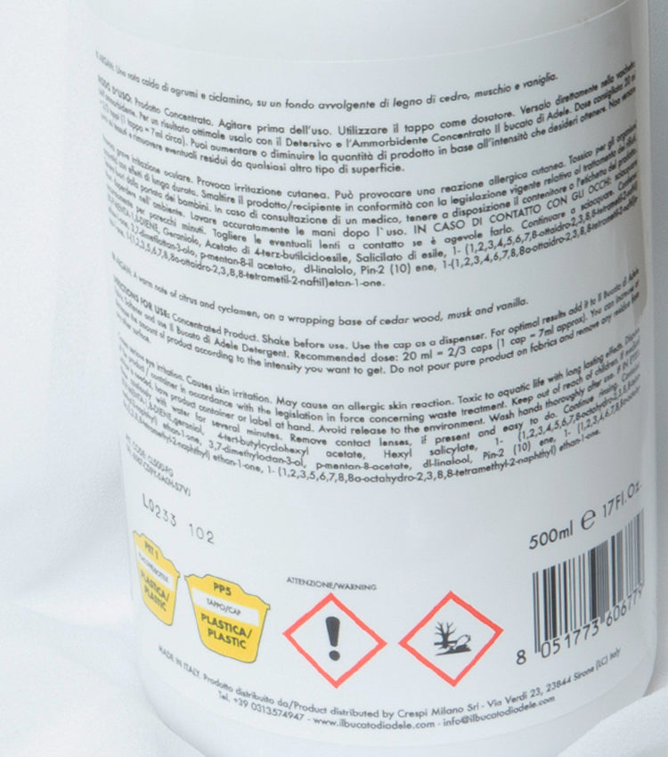 Profumatore per Bucato all'estratto "Argan" da 500 ml