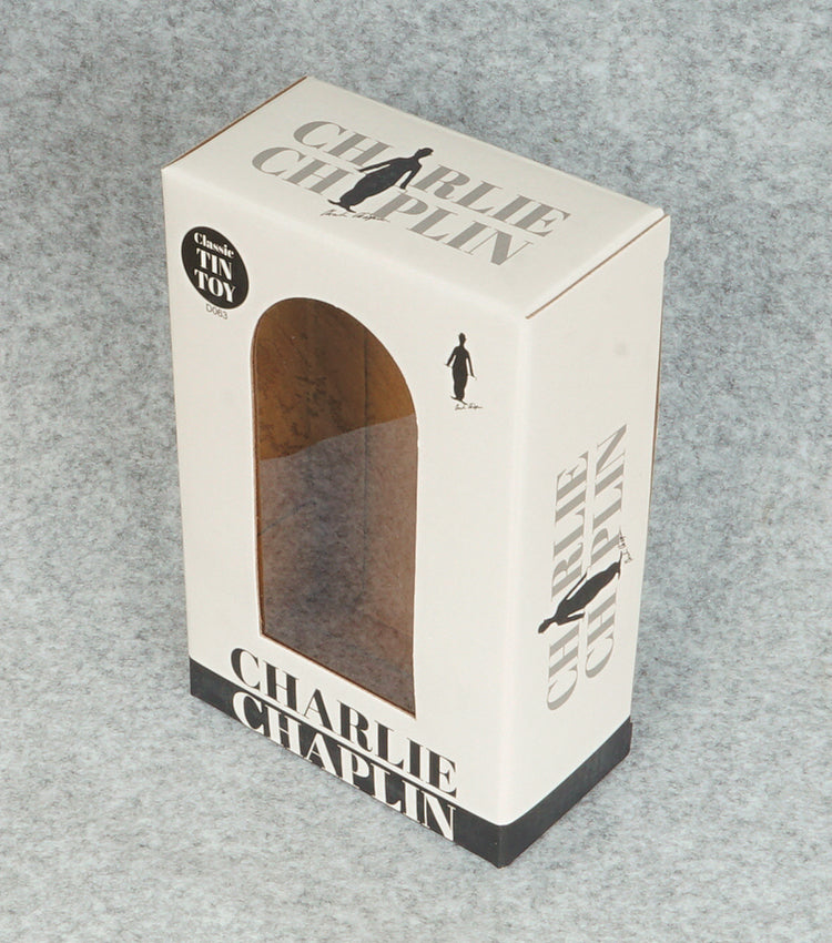"Charlie Chaplin Vintage a Carica" in metallo