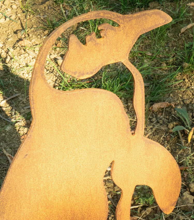 Pinguino Adulto in corten