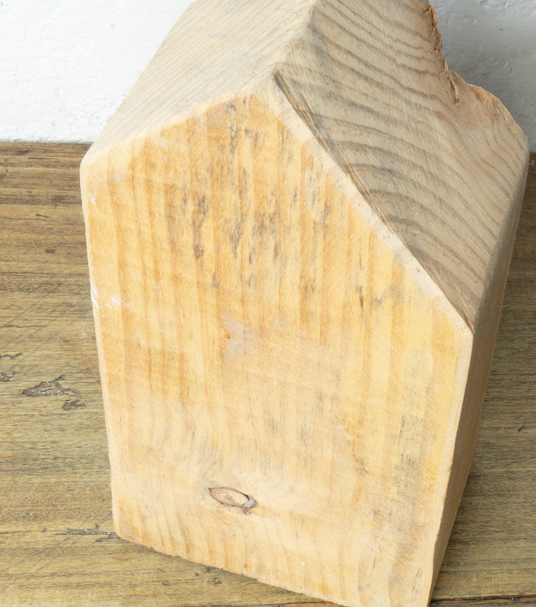 Casetta ferma-libri "ACCANTO è un posto per pochi" in legno