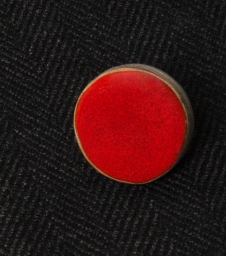 Anello con un Tondo in ceramica grande