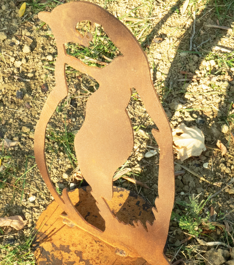Pinguino Cucciolo in corten