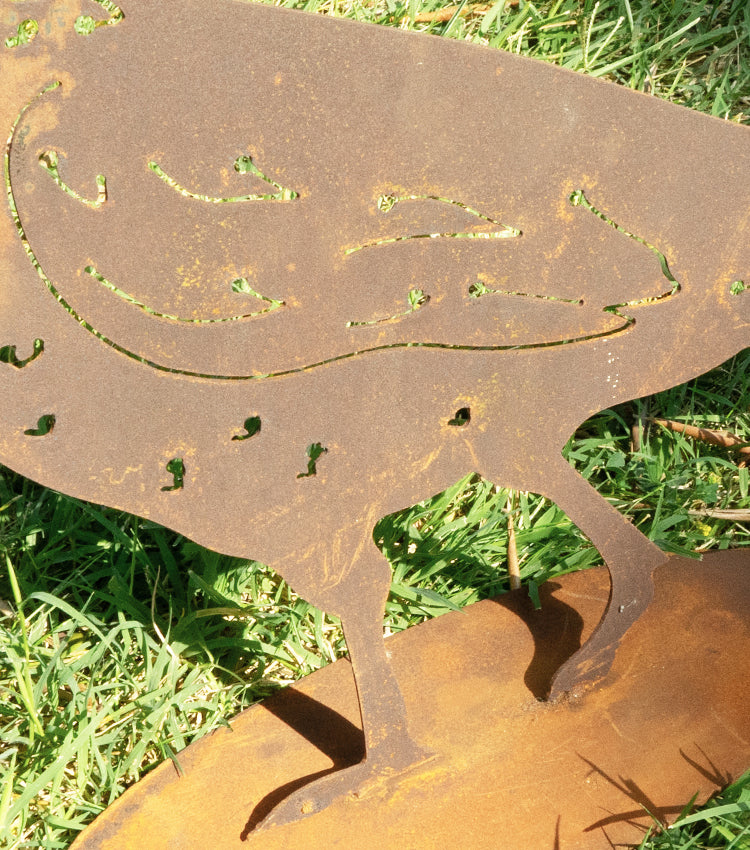 Fagiano in corten