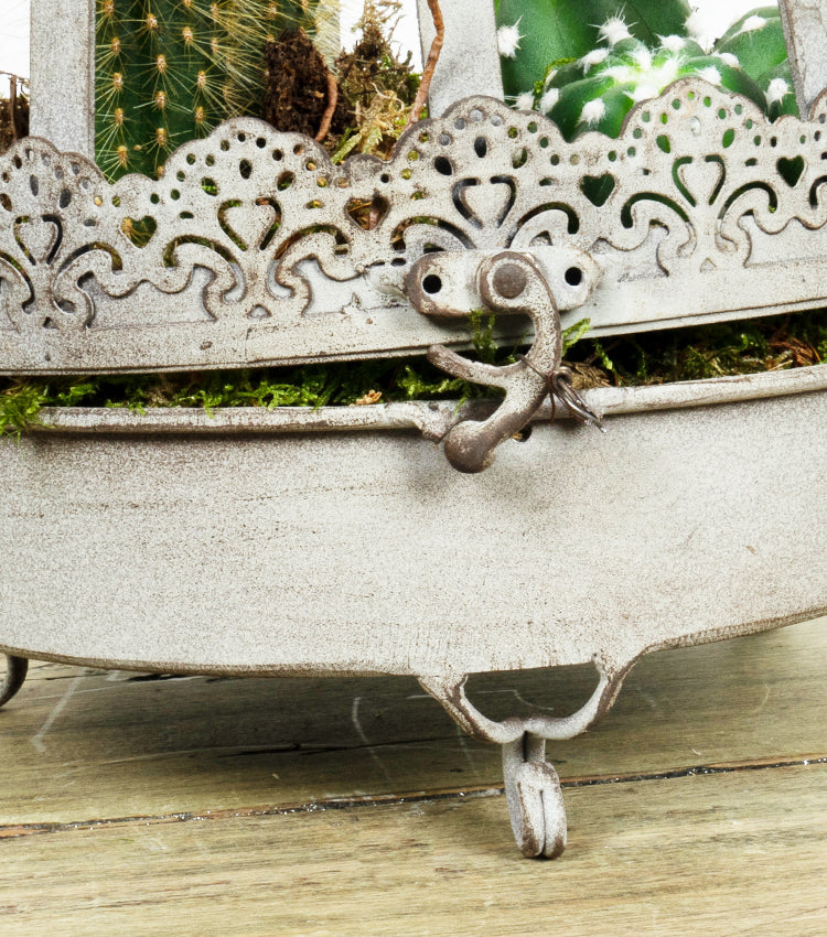 "Il Boschetto nella Gabbietta" in metallo piccola