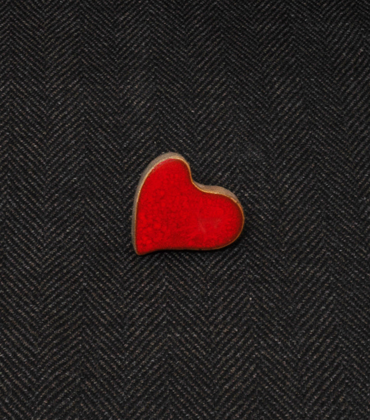 Anello con un Cuore in ceramica grande