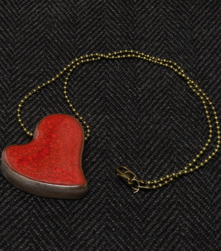 Collana con un Cuore in ceramica grande