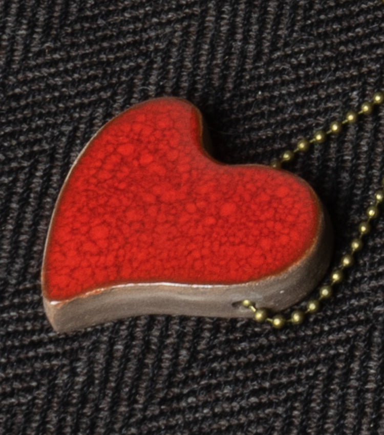 Collana con un Cuore in ceramica grande