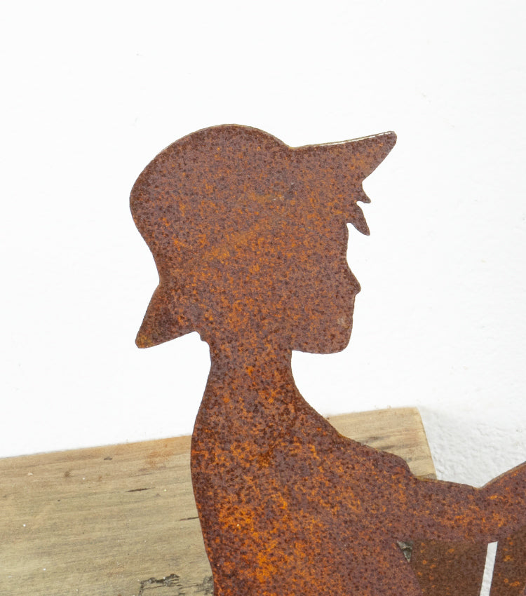 Pescatore in corten