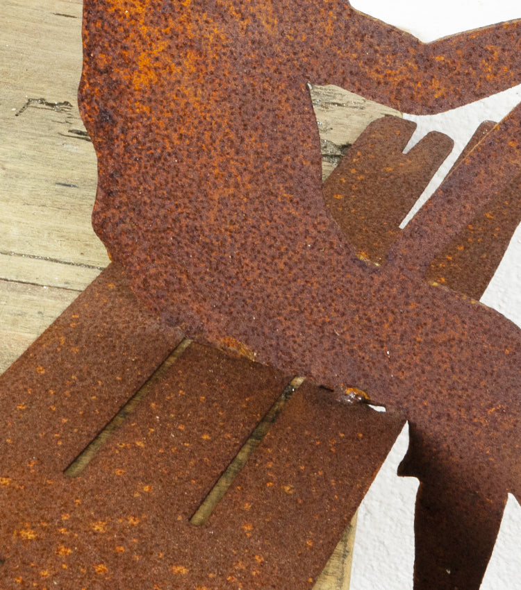 Pescatore in corten