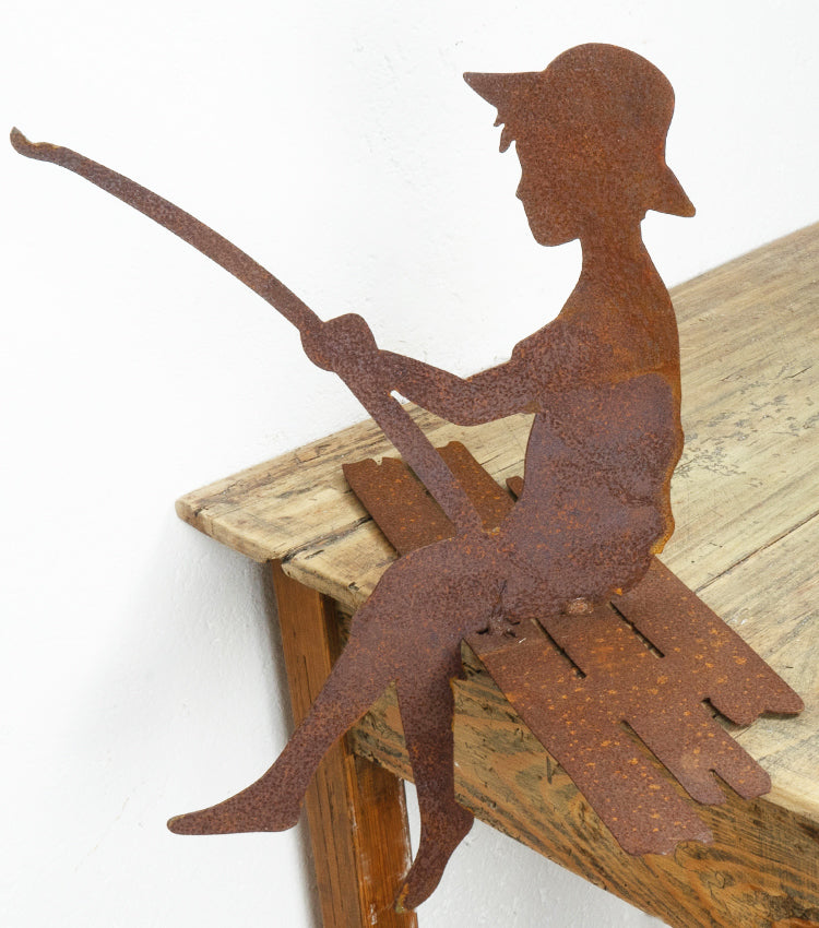 Pescatore in corten