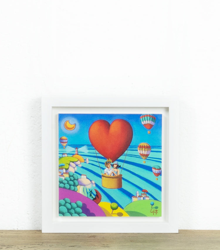 Quadro-Cornice iCALISTIni "La Mongolfiera dell'Amore"