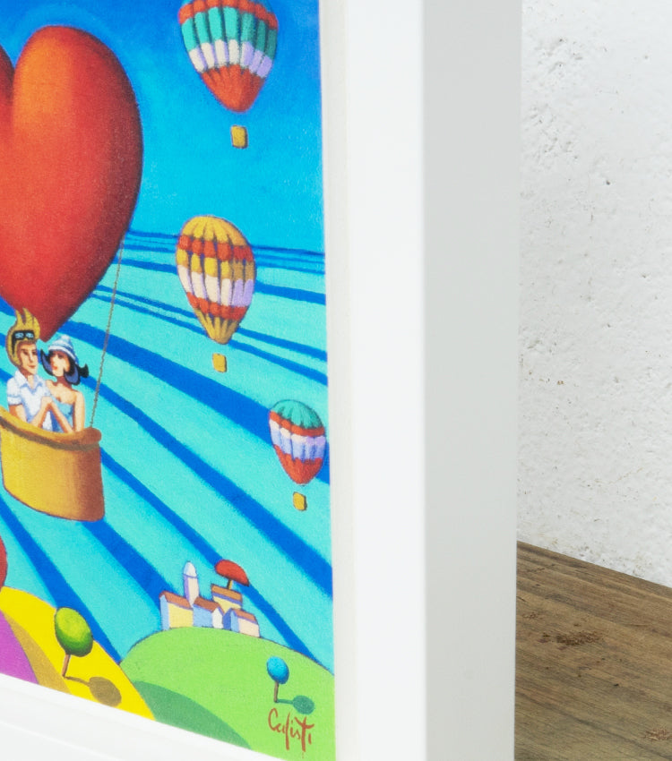 Quadro-Cornice iCALISTIni "La Mongolfiera dell'Amore"