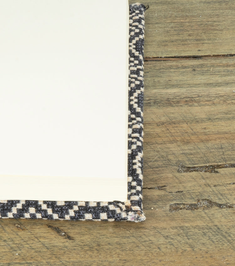 Quadernino in cotone decorato