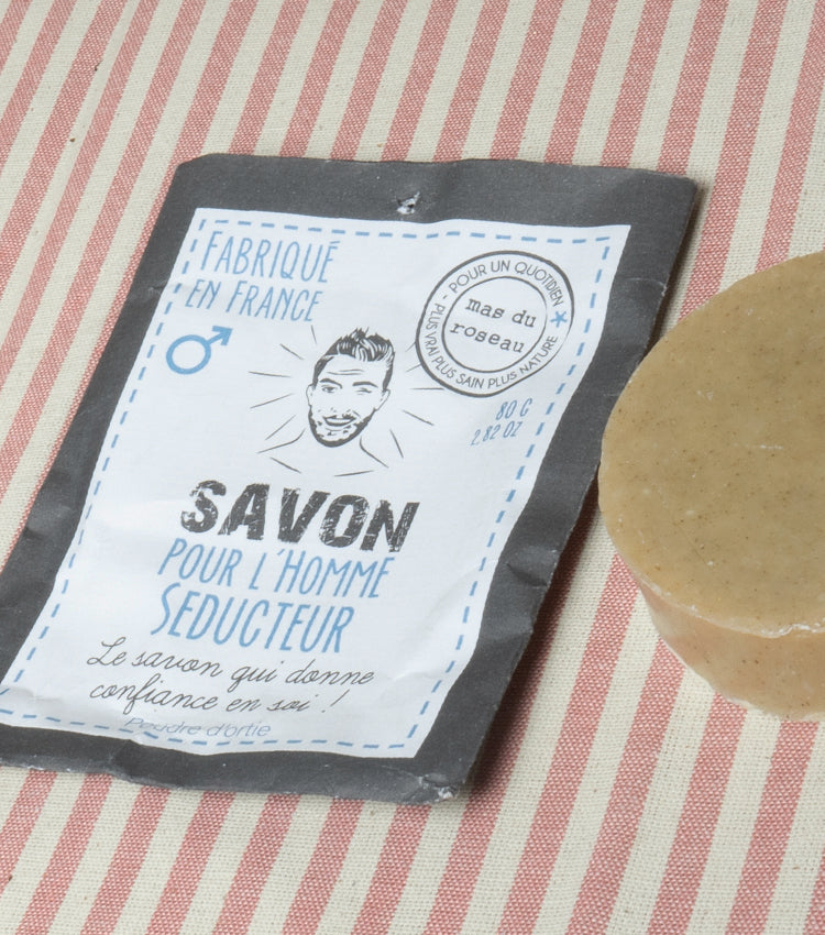 "Il Sapone dell'Uomo Seduttore" per Mani/Corpo alla fragranza "Polvere di Ortica"