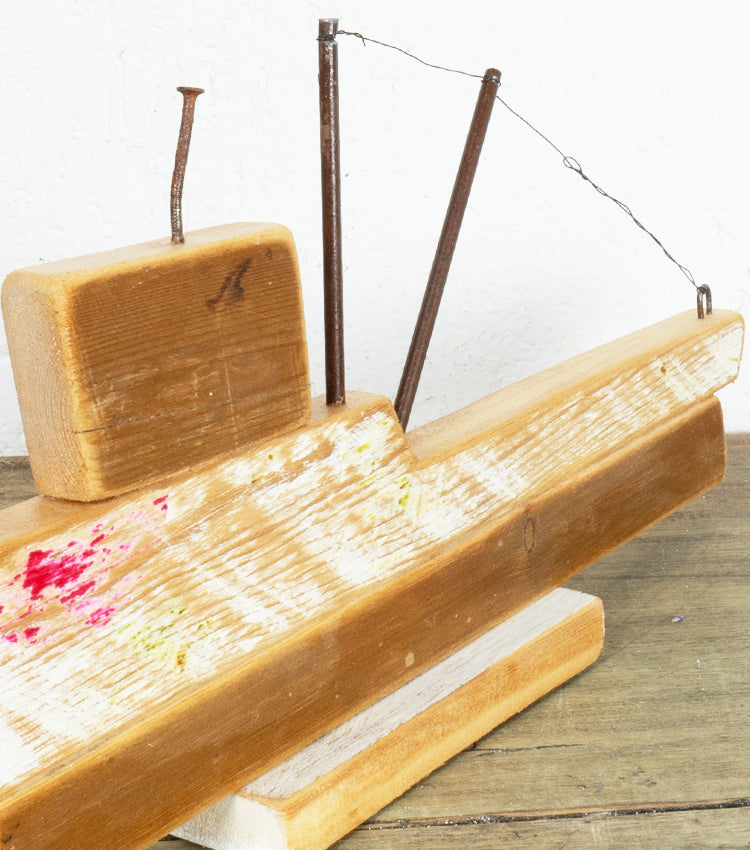 Sottomarino Militare in legno e metallo