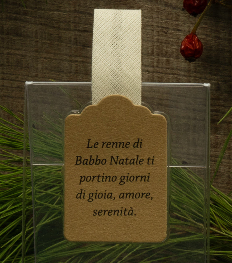 Gufetto Porta-Fortuna "Le renne di Babbo Natale"
