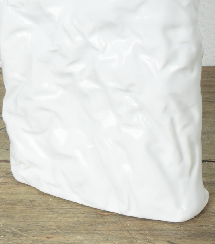 Vaso ad effetto "Acciaccato" in ceramica